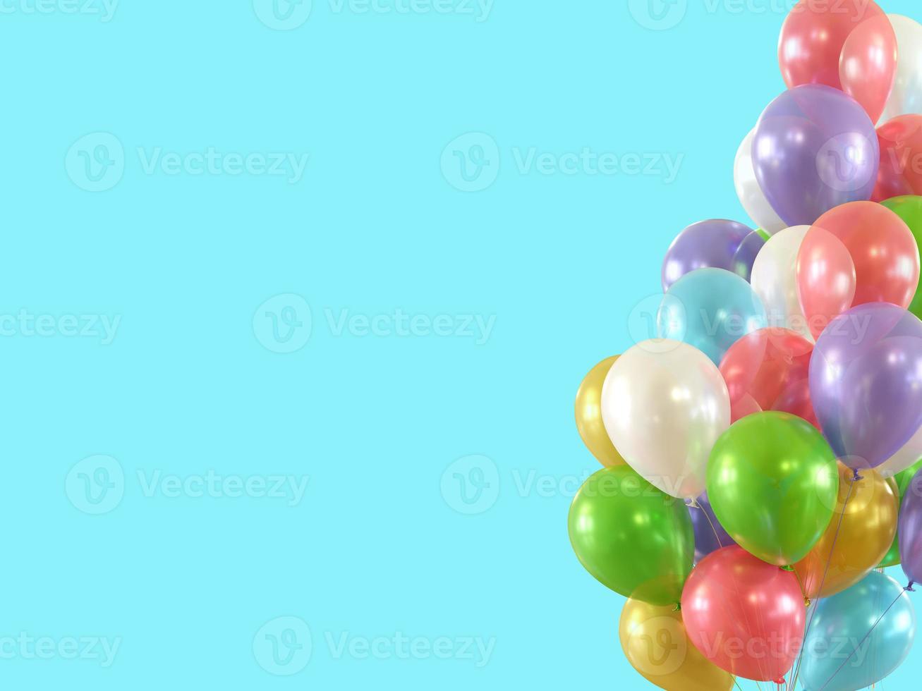 birthday balloons background photo