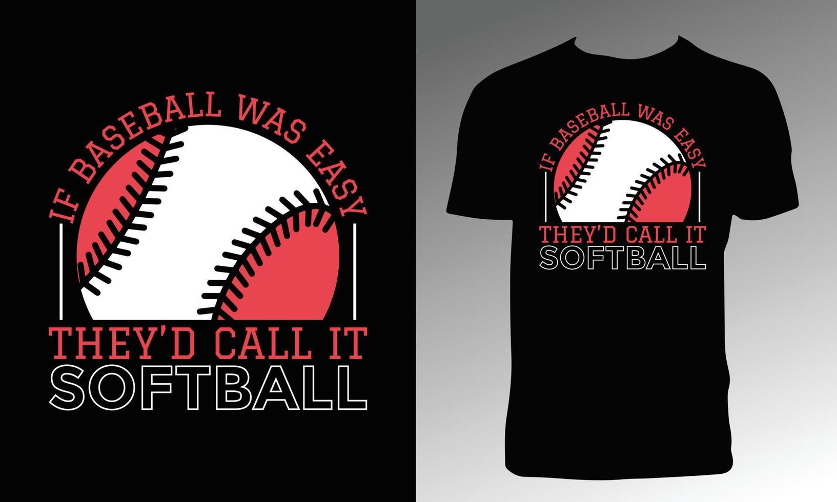 diseño de camiseta de béisbol vector