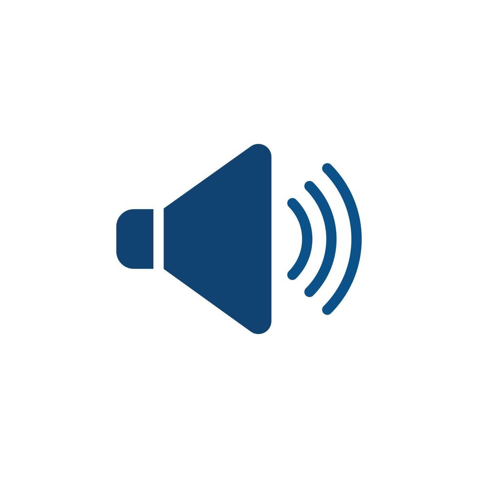 Sound icon in vector, Logotype vector