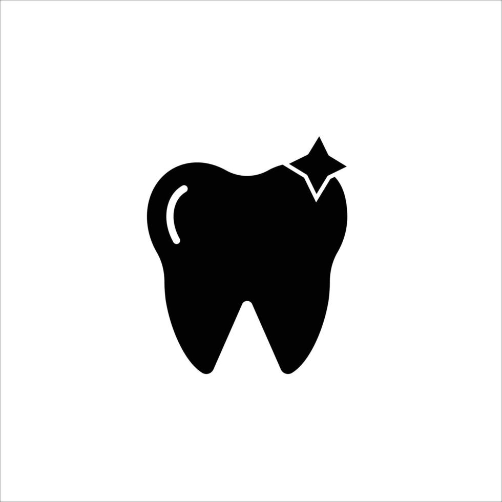 Teeth icon in vector. Logotype vector