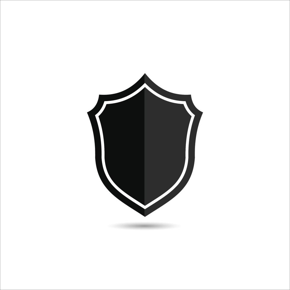 shield icon in the midtones isolated sign symbol in vector