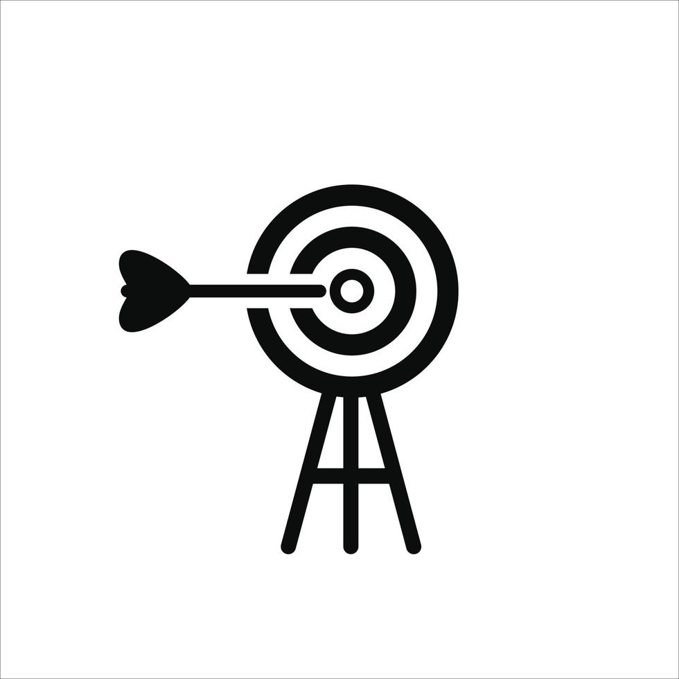 Target Icon isolated sign symbol in vector