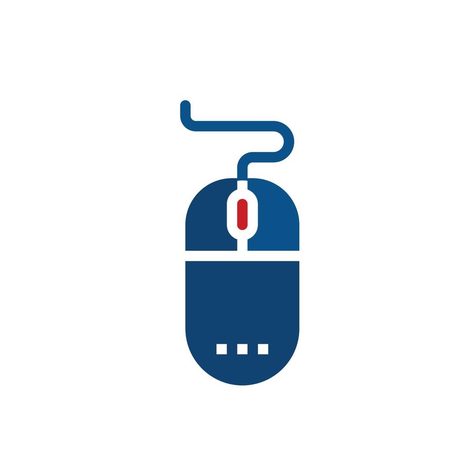 Mouse icon in vector, Logotype vector