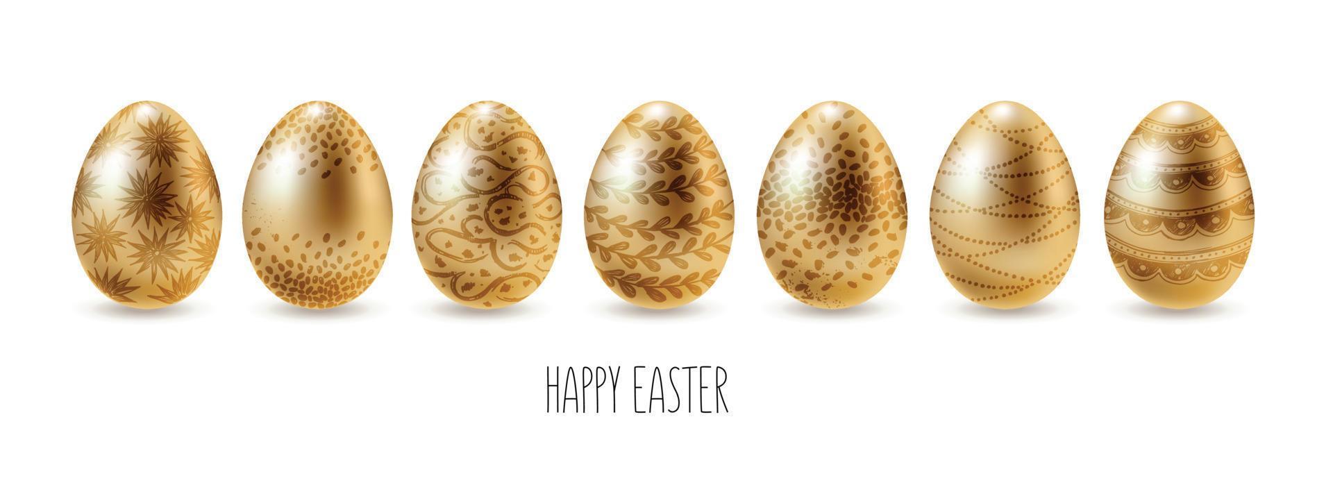 Happy Easter. Vector illustration. Hand drawn.