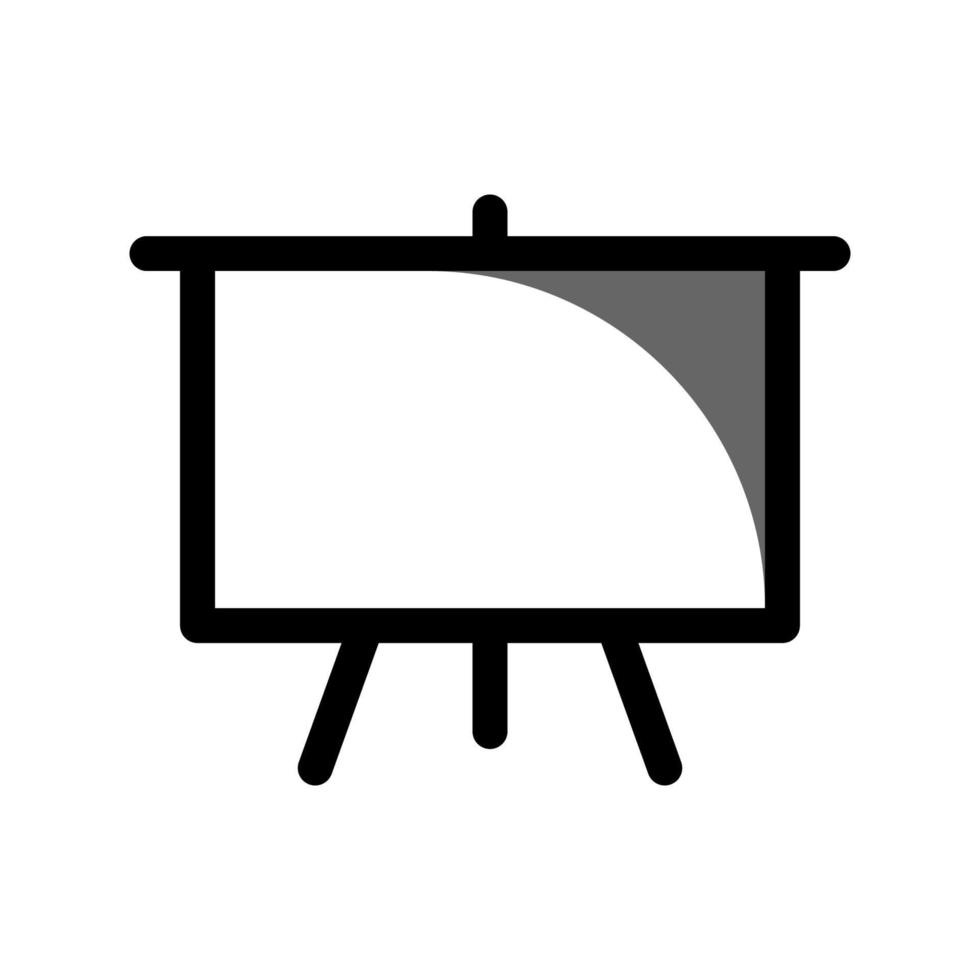 Illustration Vector Graphic of Presentation Board icon