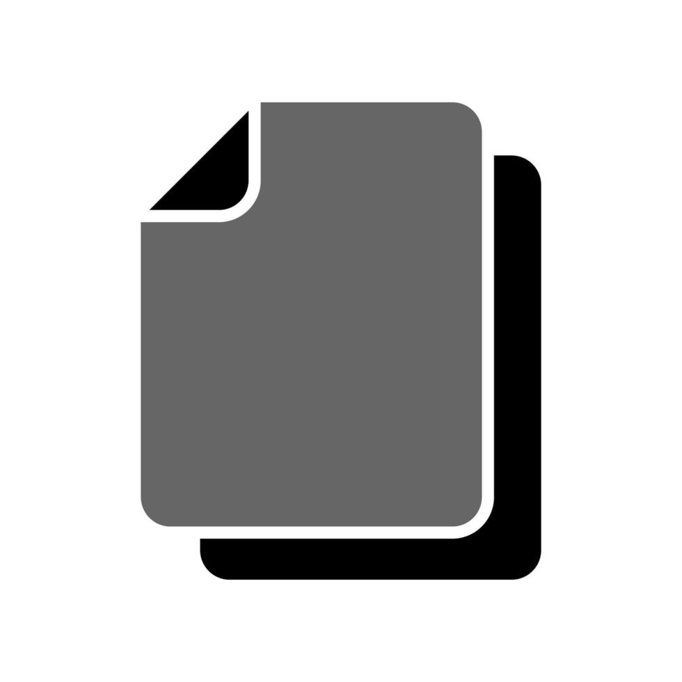 paper icon template vector
