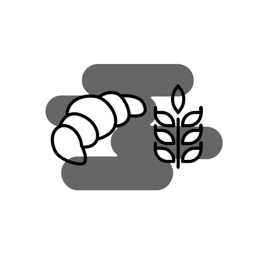 Illustration Vector Graphic of Croissant Icon