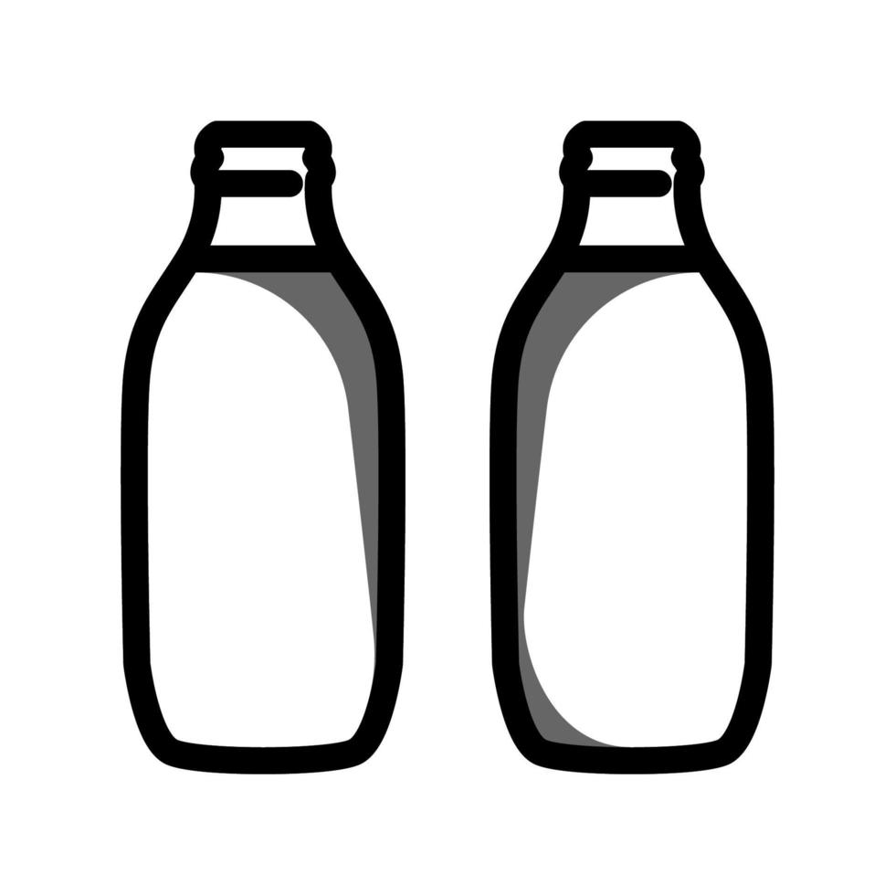 Illustration Vector Graphic of Milk Bottle Icon