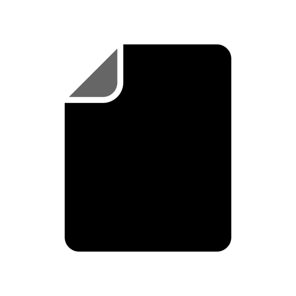 paper icon template vector