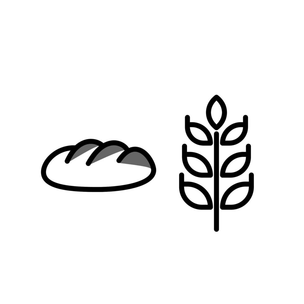 Illustration Vector Graphic of Bread Icon