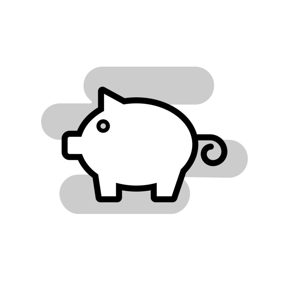 Illustration Vector Graphic of Piggy Bank Icon