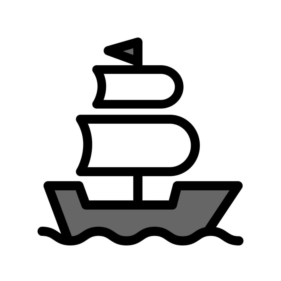 ilustración vectorial gráfico del icono de la nave vector