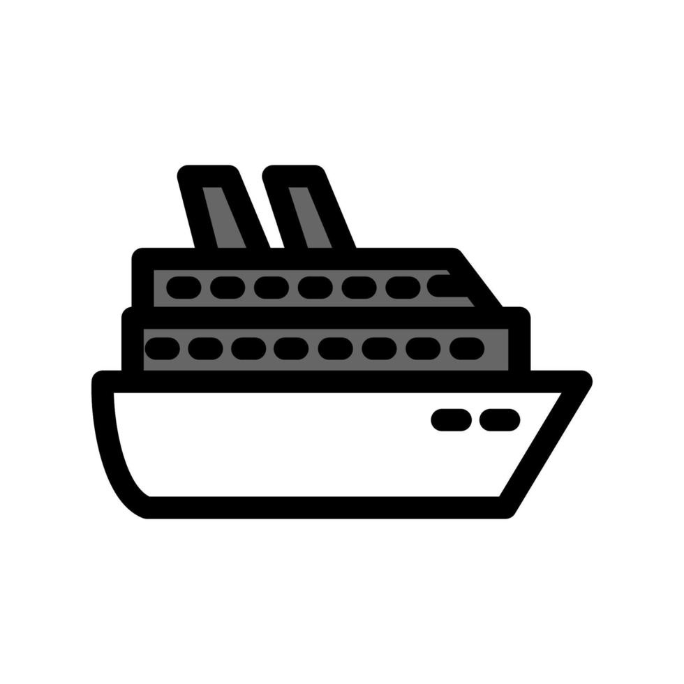 Illustration Vector Graphic of Ship Icon