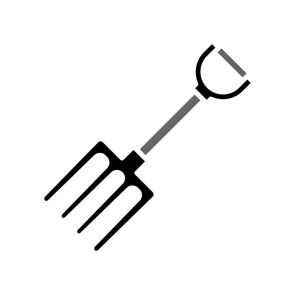 Illustration Vector Graphic of Fork  Garden Icon