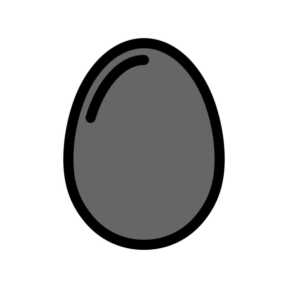 ilustración vectorial gráfico del icono de huevo vector