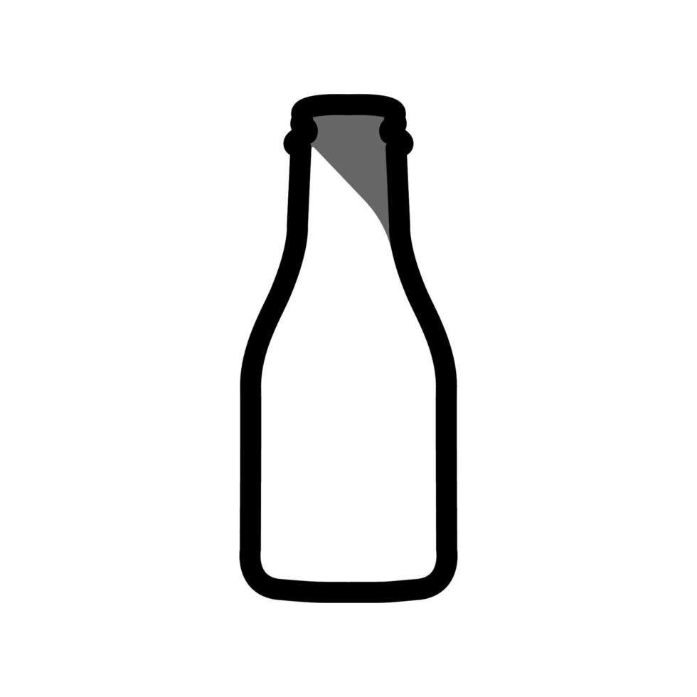 Illustration Vector Graphic of Milk Bottle Icon