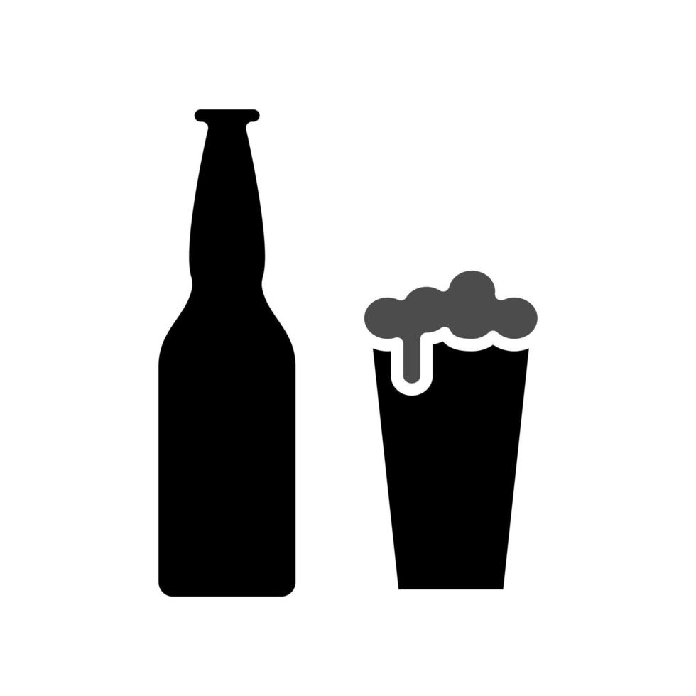 ilustración vectorial gráfico del icono de la cerveza vector