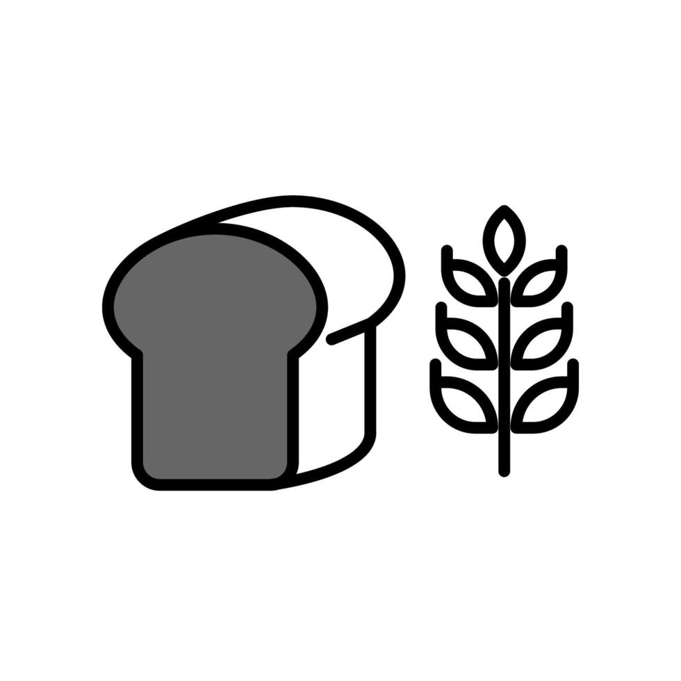 Illustration Vector Graphic of Bread Icon