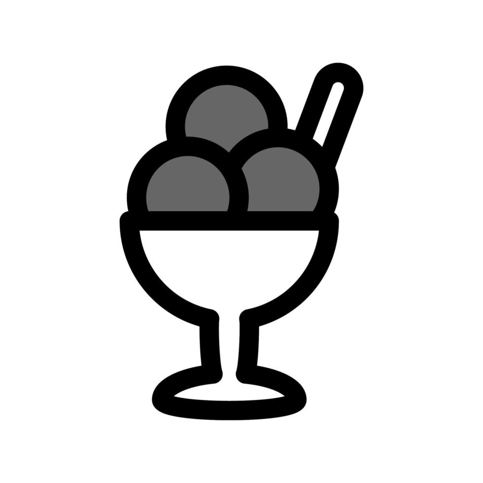 ilustración vectorial gráfico del icono de helado vector