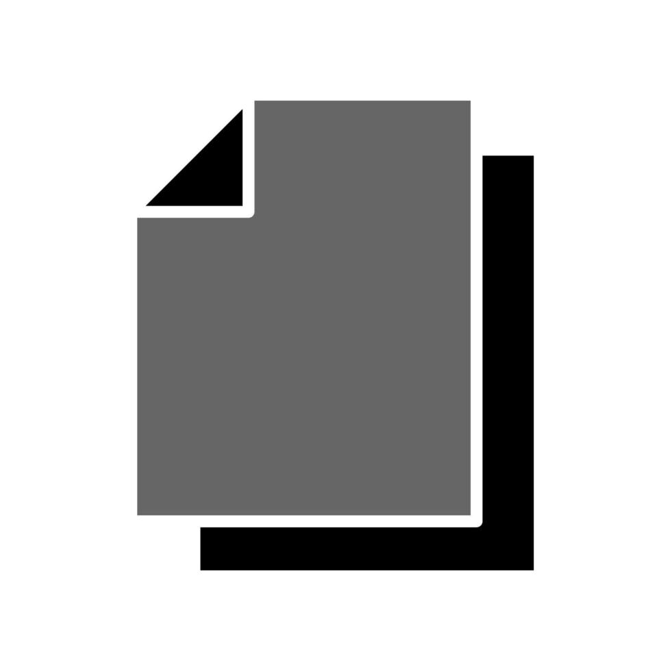 paper icon template vector