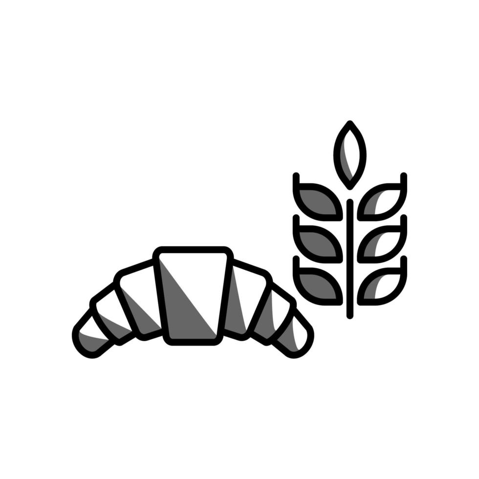 Illustration Vector Graphic of Croissant Icon