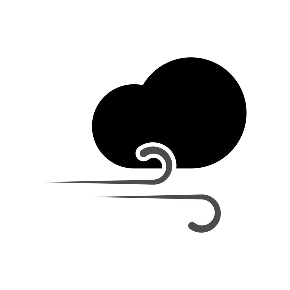 Illustration Vector Graphic of Windy Icon