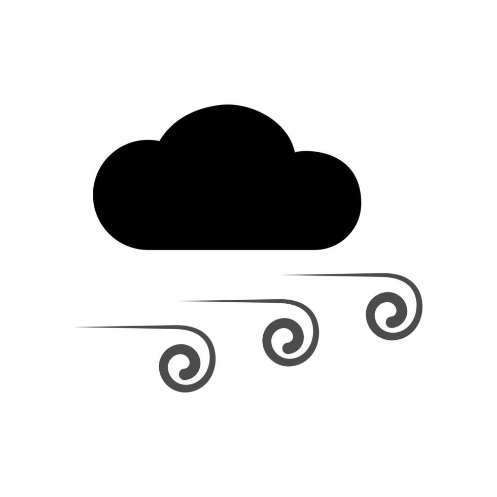 Illustration Vector Graphic of Windy Icon