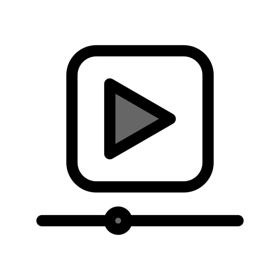Illustration Vector graphic of Video Icon