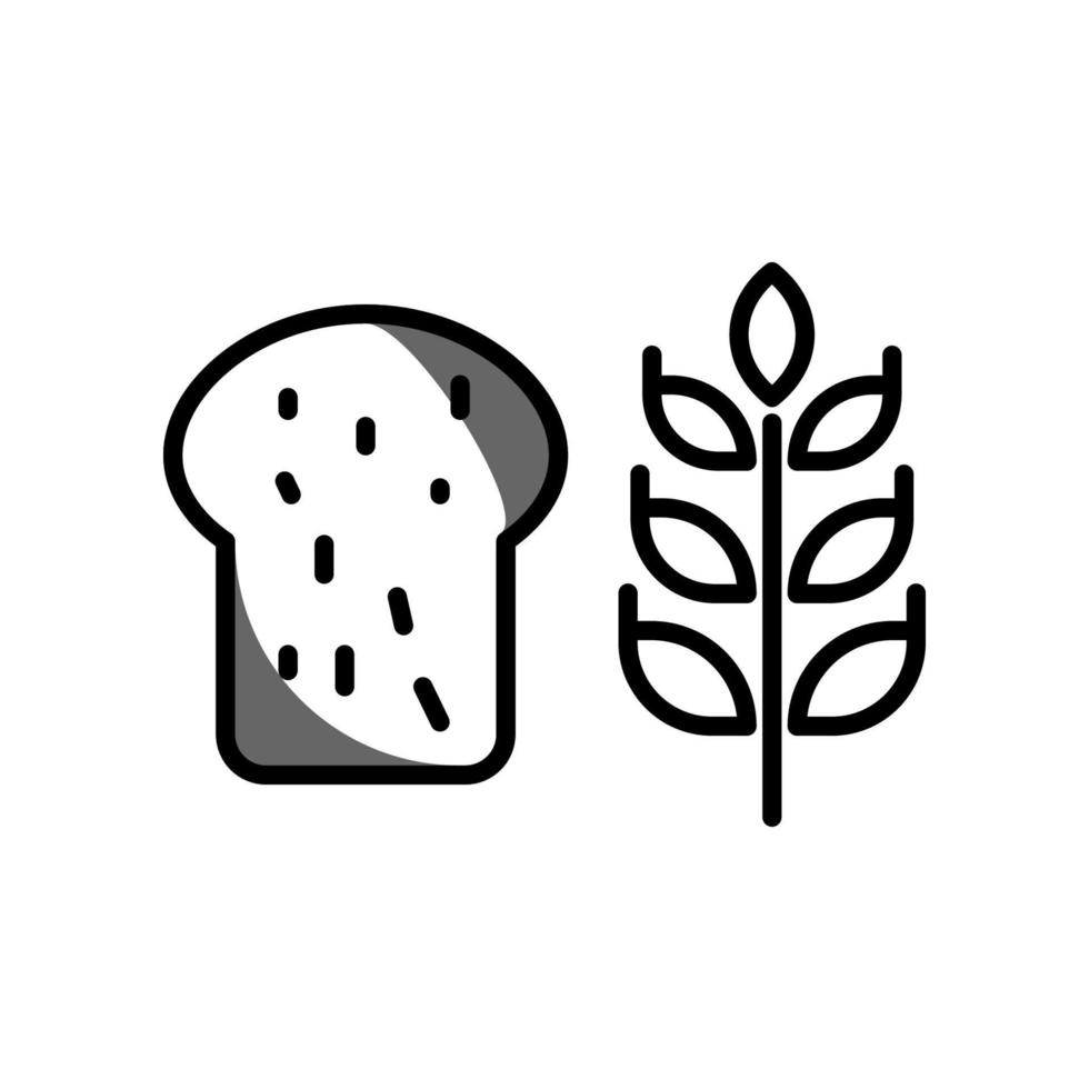 Illustration Vector Graphic of Bread Icon