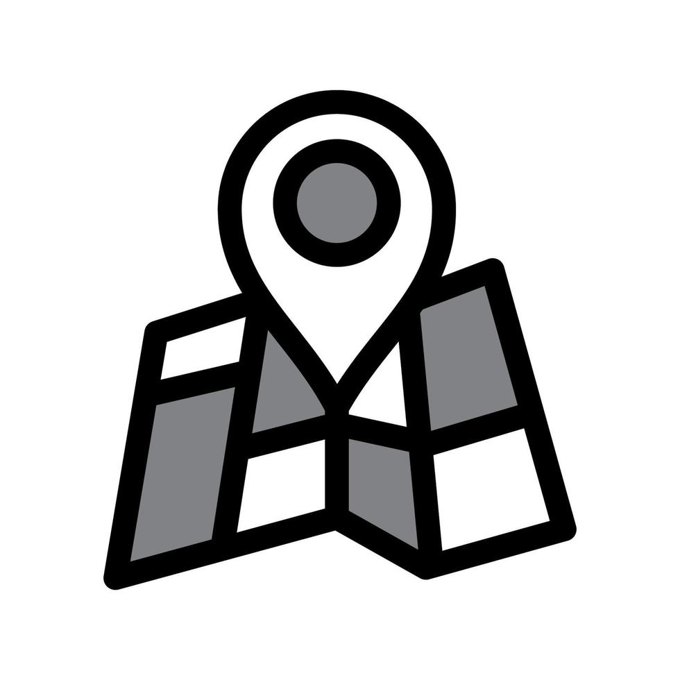 ilustración vectorial gráfico del icono de ubicación del pin vector