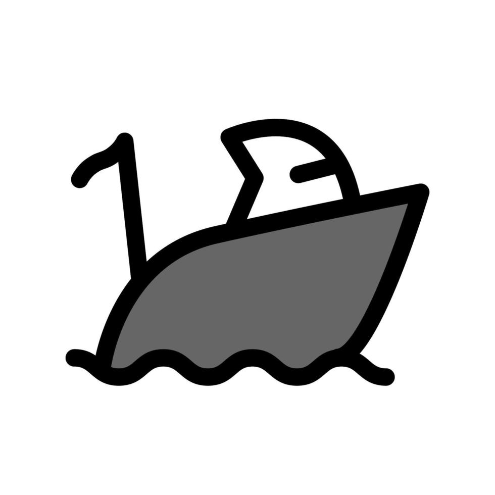 Illustration Vector Graphic of Yacht Icon