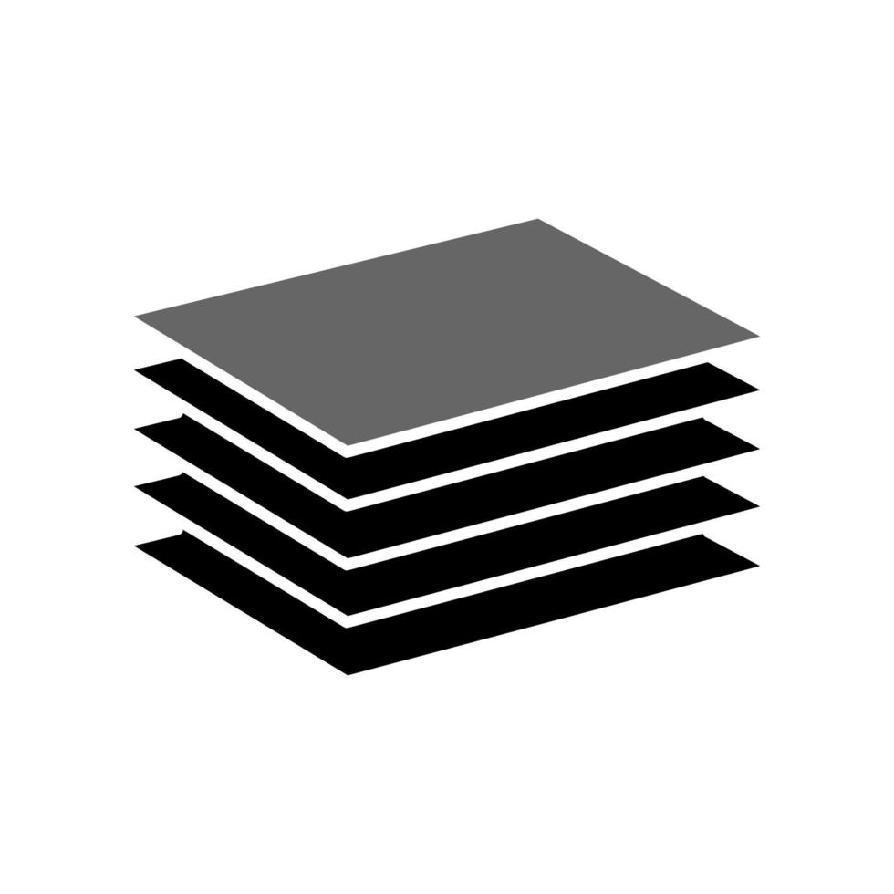 paper icon template vector