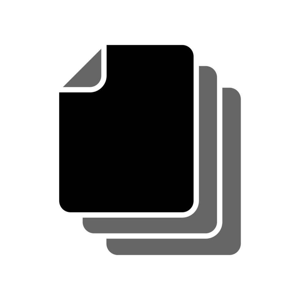 paper icon template vector