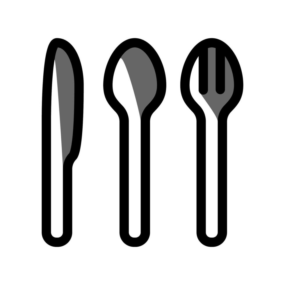 Illustration Vector graphic of fork icon design