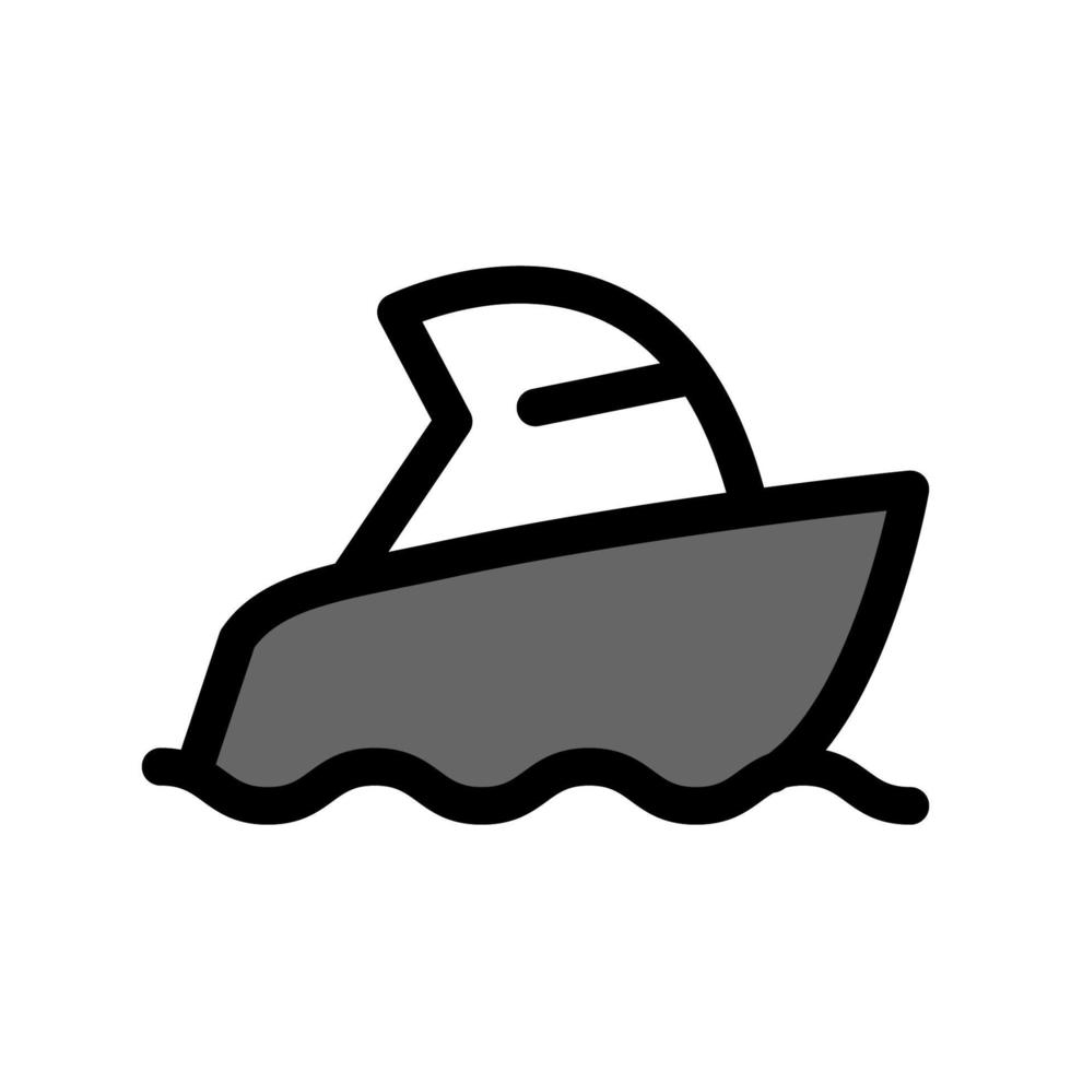 Illustration Vector Graphic of Yacht Icon