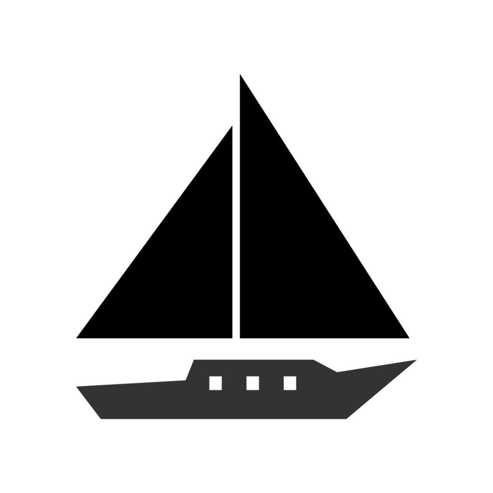 Illustration Vector Graphic of Yacht Icon