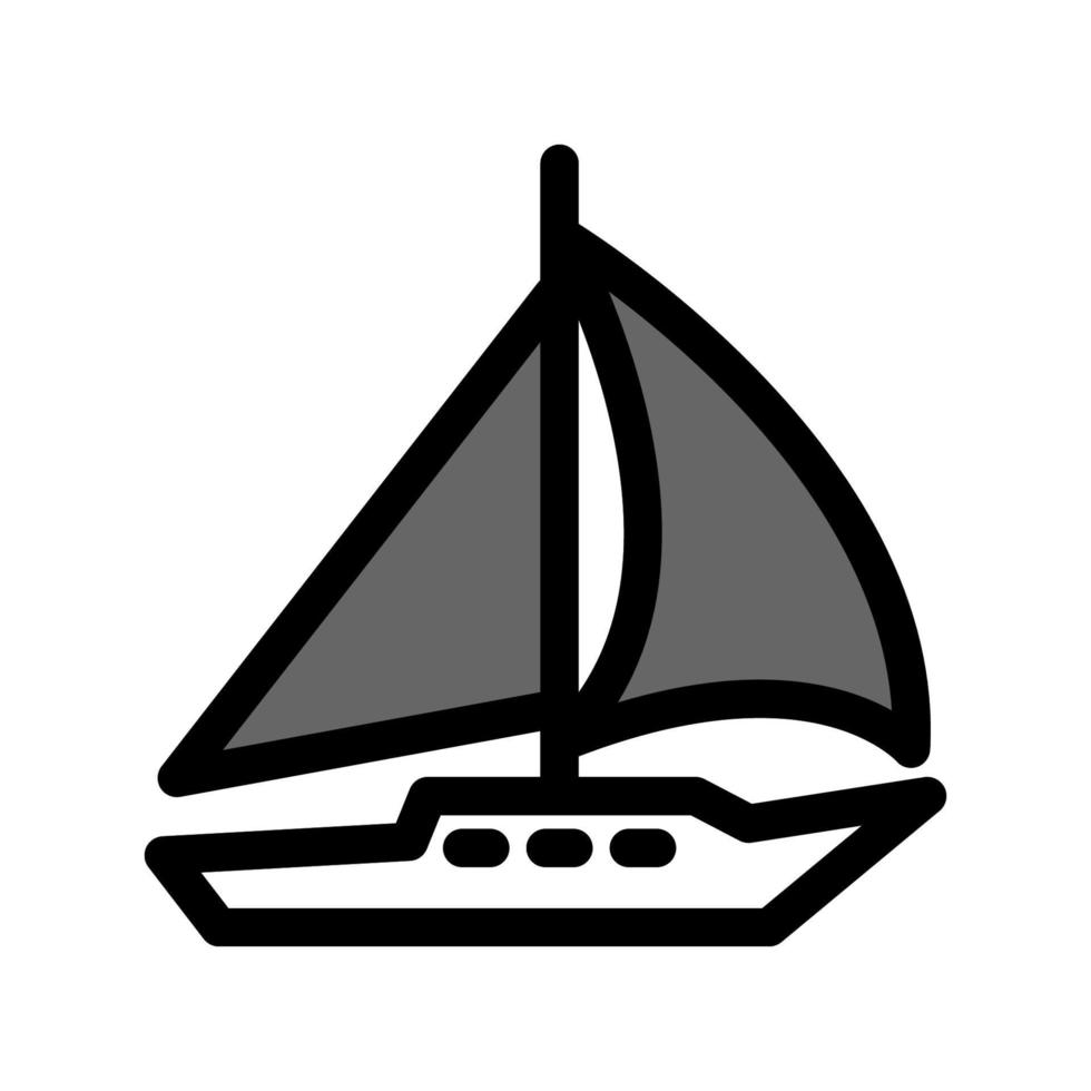 Illustration Vector Graphic of Yacht Icon