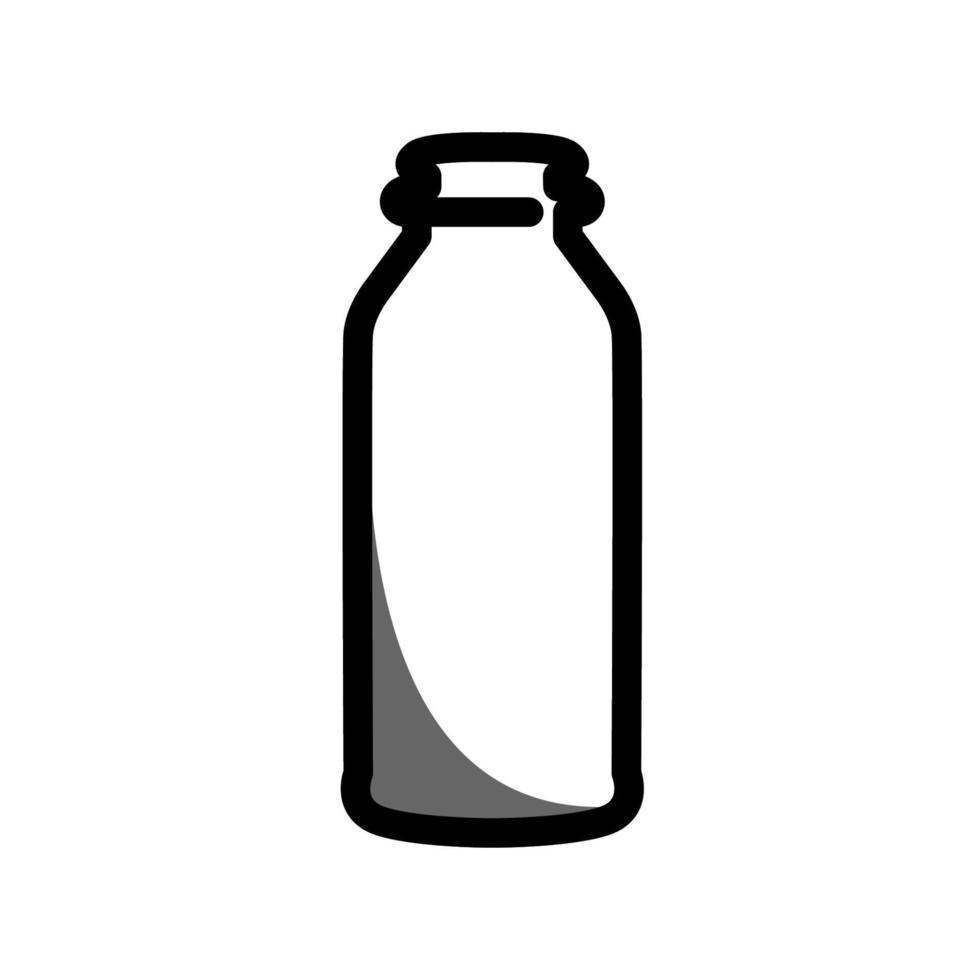 Illustration Vector Graphic of Milk Bottle Icon