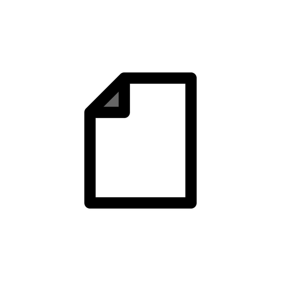 paper icon template vector