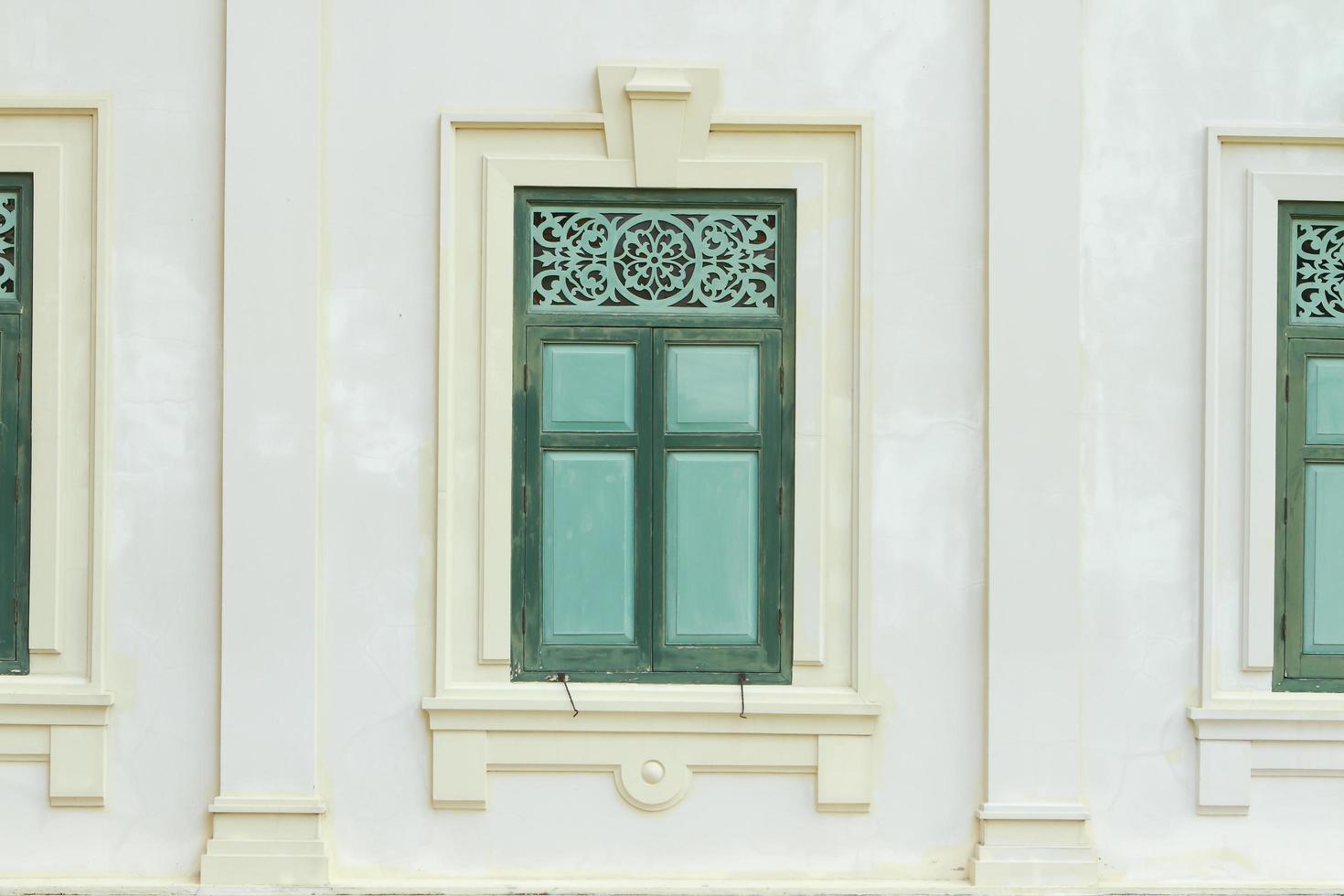 traditional thai style window photo