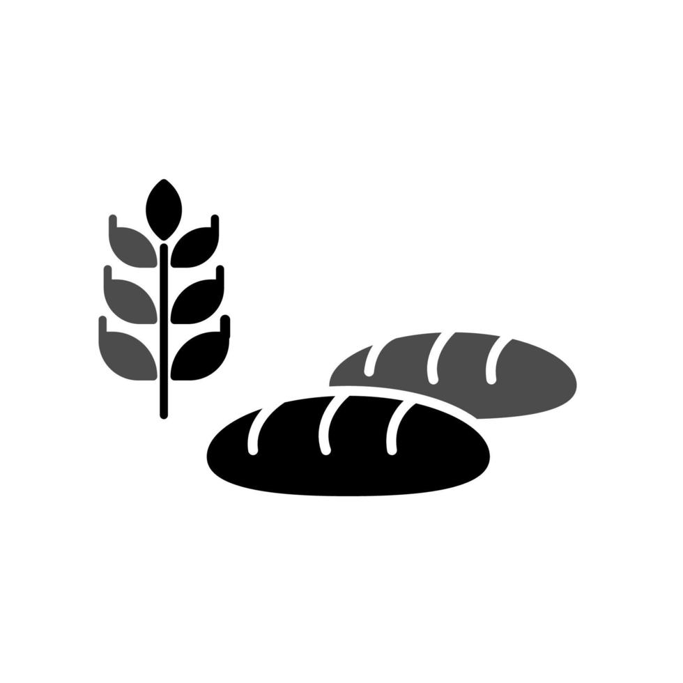 ilustración vectorial gráfico del icono de pan vector