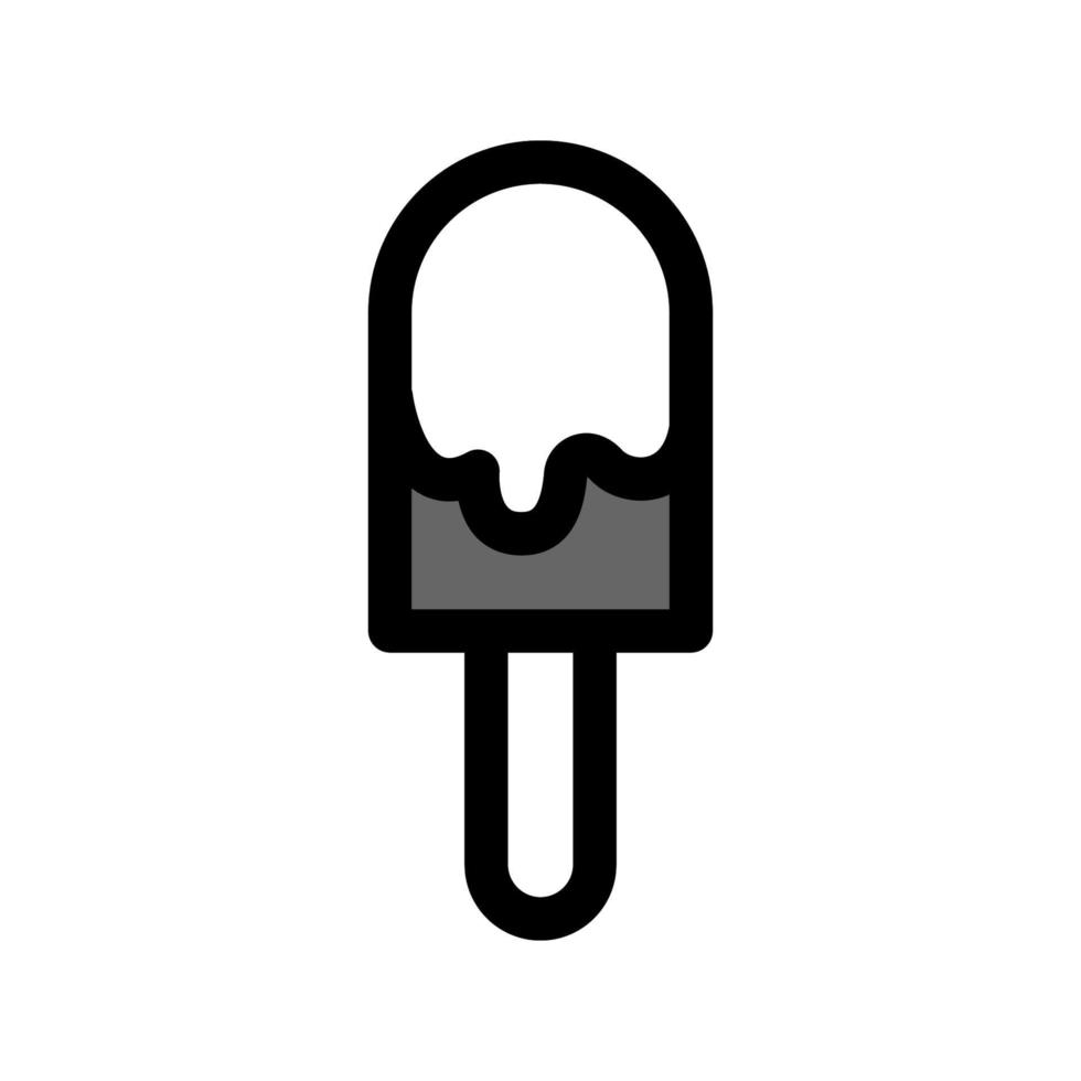 ilustración vectorial gráfico del icono de helado vector