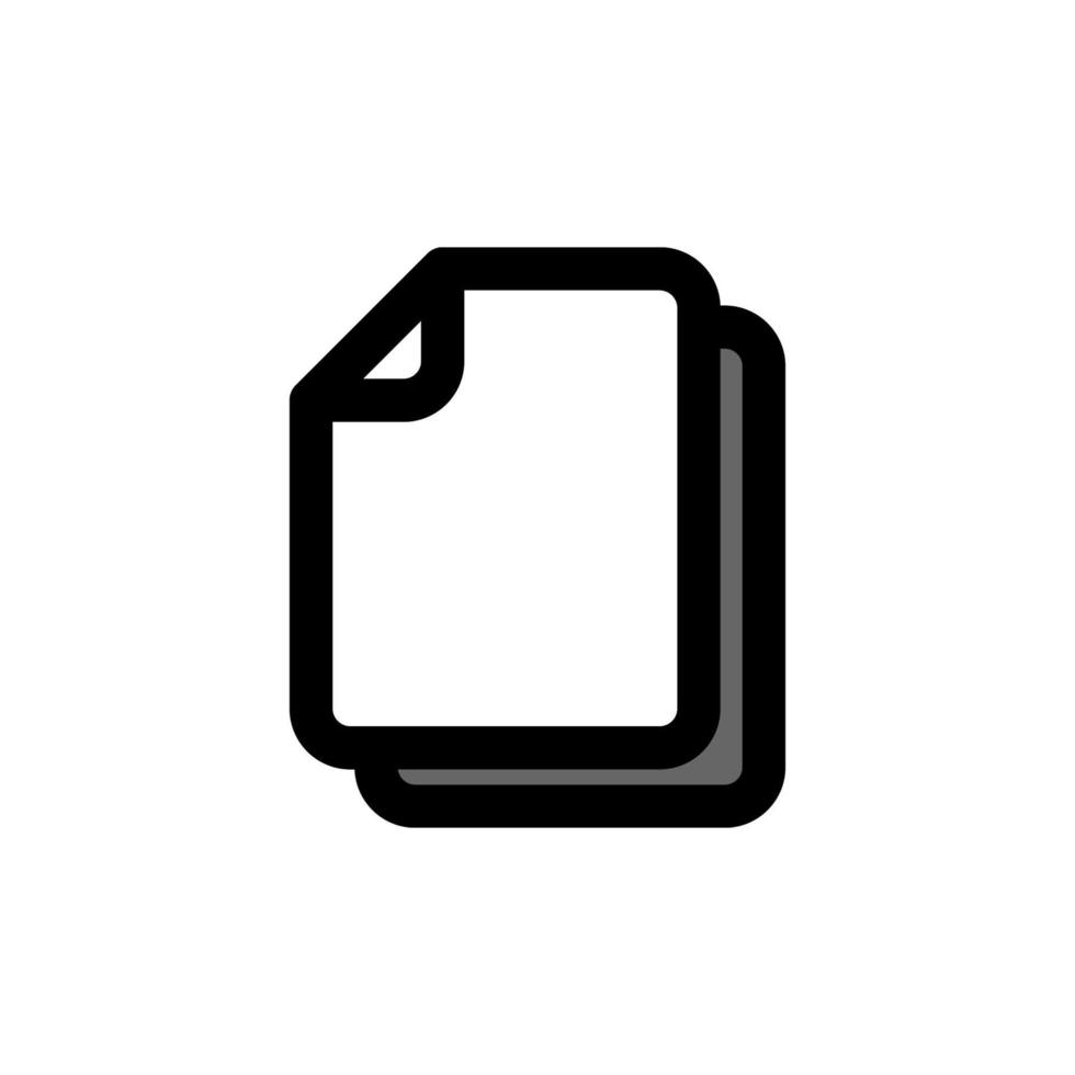 paper icon template vector
