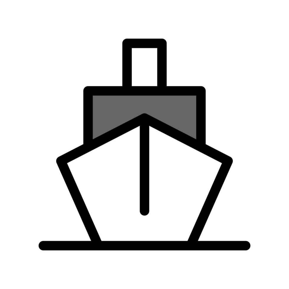 ilustración vectorial gráfico del icono de la nave vector