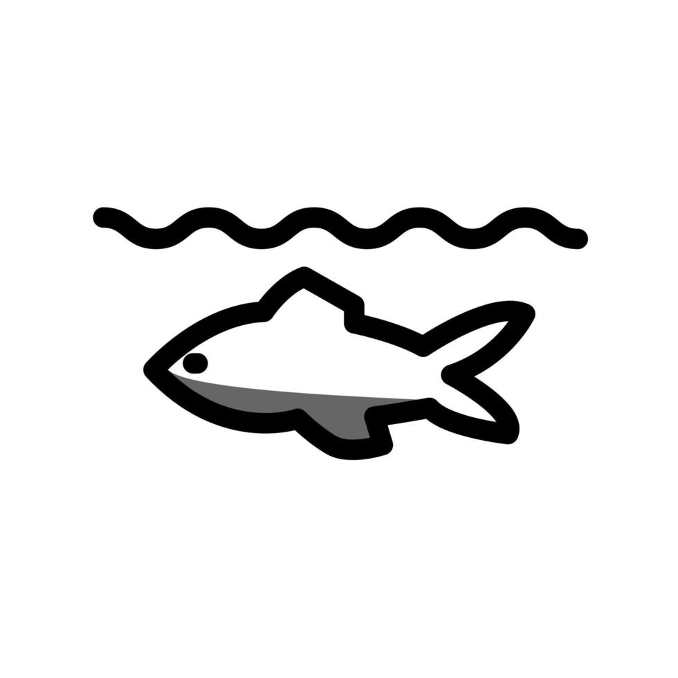 Illustration Vector graphic of Fish icon