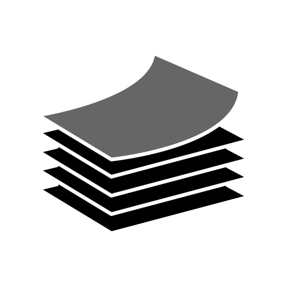 paper icon template vector