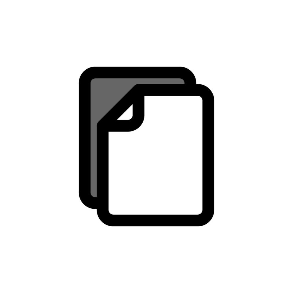 paper icon template vector