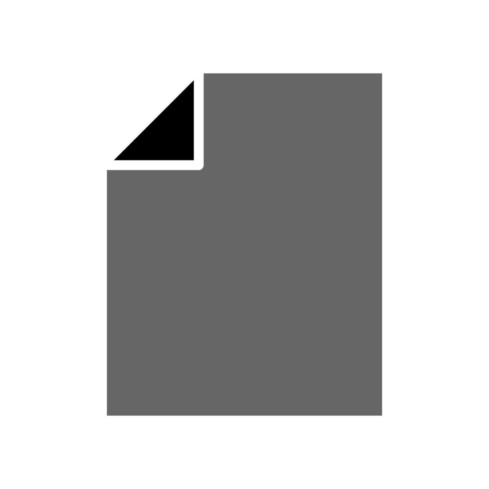 paper icon template vector