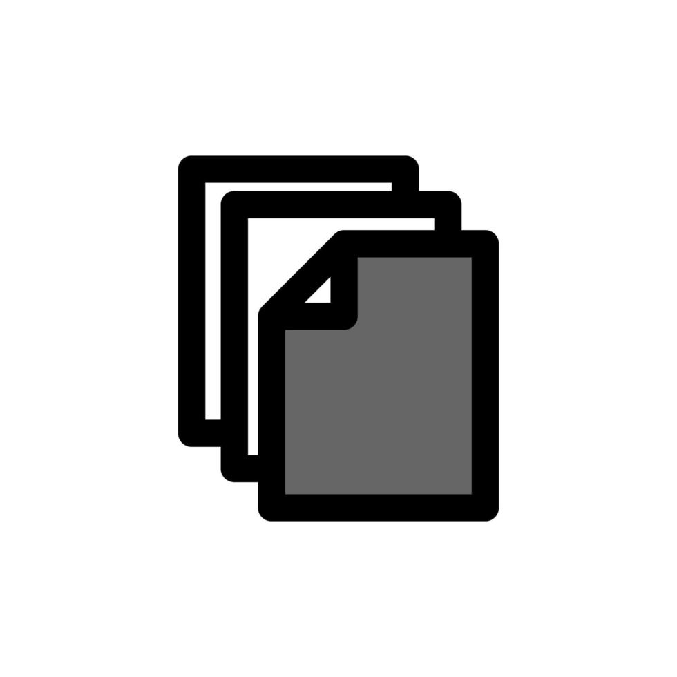 paper icon template vector