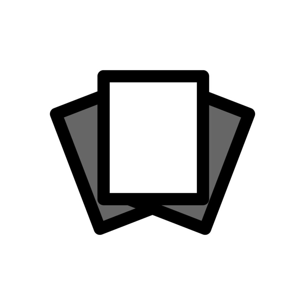 paper icon template vector